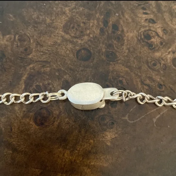 Sterling silver 28” vintage necklace